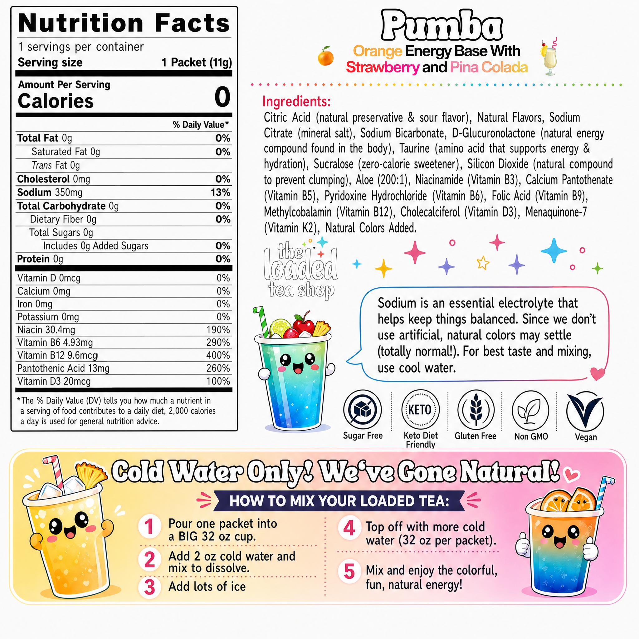 Pumba (Caffeine-Free) - A Sunny Pick for Cool Drink Moments