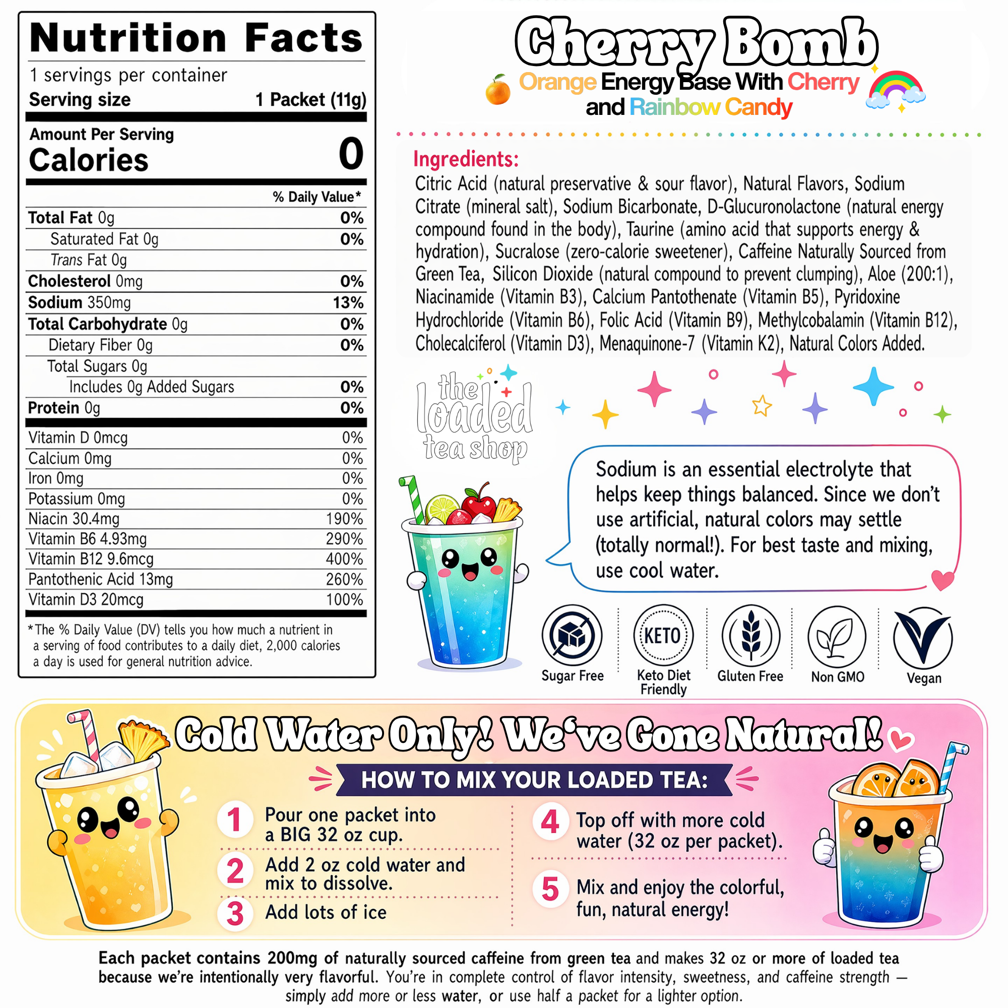 Cherry Bomb - Crafted for Mixing with Ice