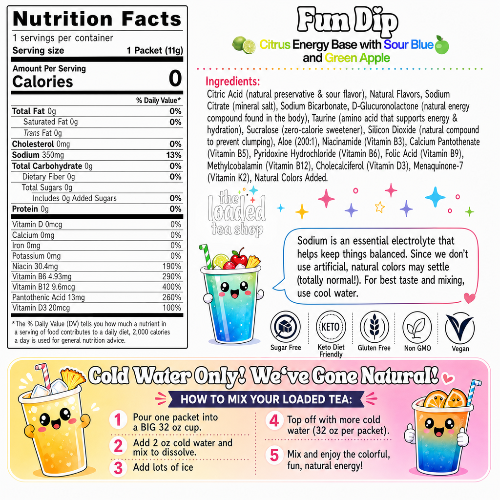 Fun Dip (Caffeine-Free) - A Casual Pick for Easygoing Tea Time