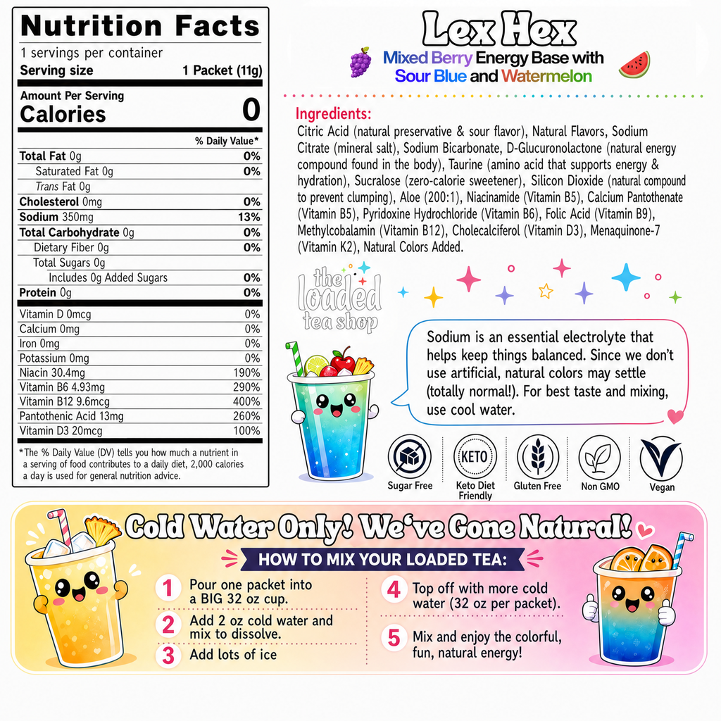 Lex Hex (Caffeine-Free) - A Cheerful Pick for Chilled Tea Moments