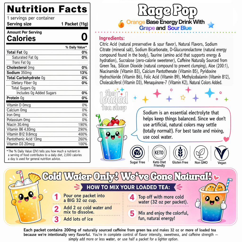 Rage Pop - A Chilled Pick for Chilled Tea Moments
