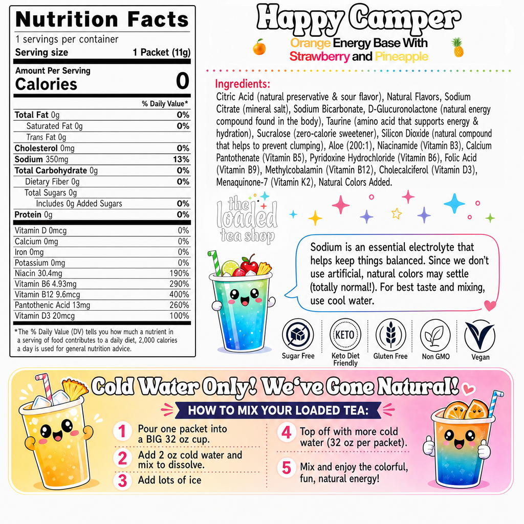 Happy Camper (Caffeine-Free) - A Flavorful Pick for Weekend Drinks