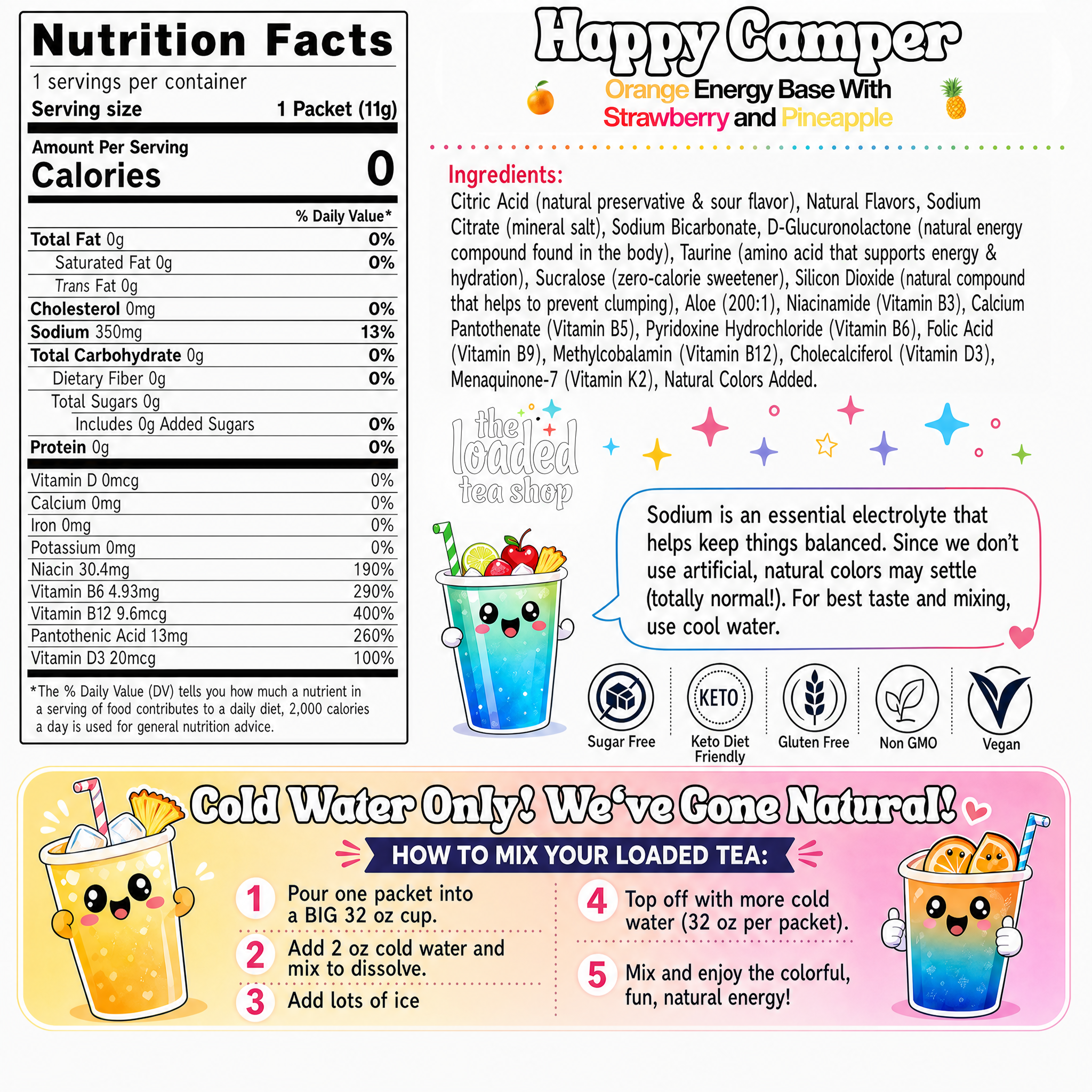 Happy Camper (Caffeine-Free) - A Flavorful Pick for Weekend Drinks