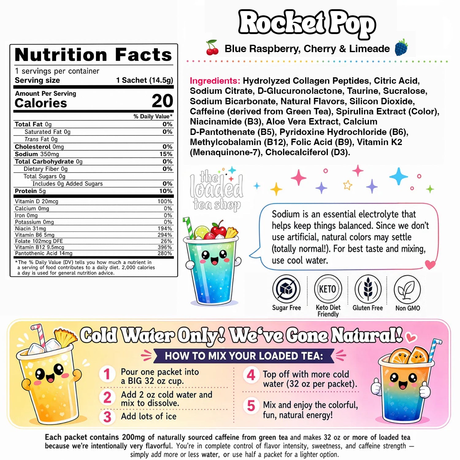Rocket Pop - A Creative Pick for Cold Tea Creations